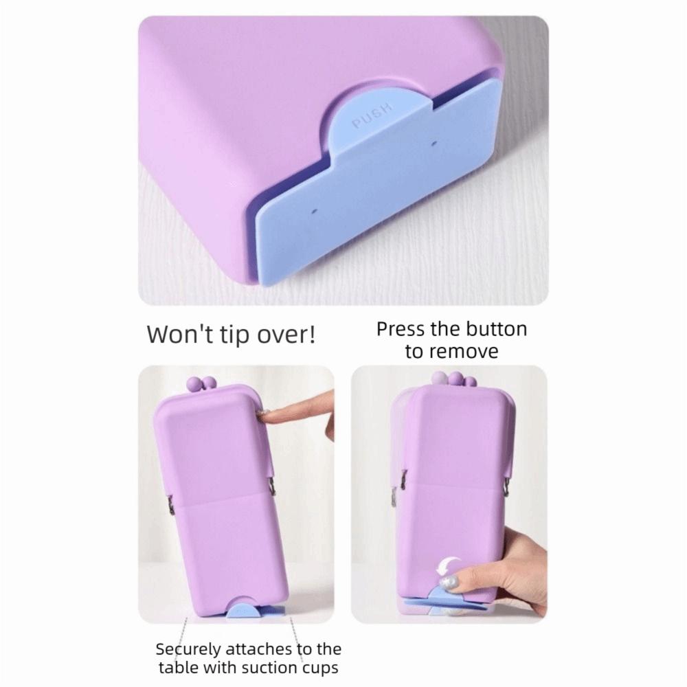 Large Capacity Makeup Brush Storage Bag Vertical Toiletry Storage Box Stationery Box  for Home