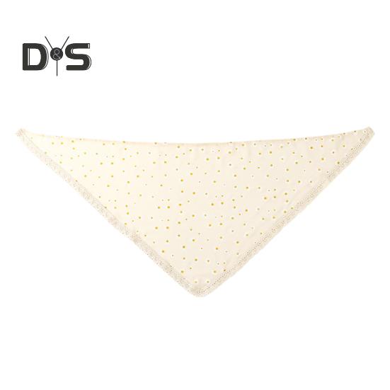Triangular Style Headscarf with Lace Trim Floral Print Women Headband Women Makeup Photography Hair Accessories