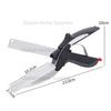 Food Scissors with Cutting Board and Vegetable Knife Food Cutters Chopper Scissor with Cutting Board Attached for Fruit Salad