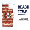 Southampton Print Beach Towel, Large Soft Quick Dry Towel for Beach Camping Swimming