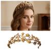 Sparkling Pearl Headpiece Zinc Zinc Alloy Wedding Tiaras Vintage Prom Diadem  Wedding