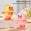 Little Yellow Duck Wind-Up Toy, Jumping & Running Small Animal Toy, Interactive Educational Toy for Baby 1-2 Years Old, Infants and Toddlers