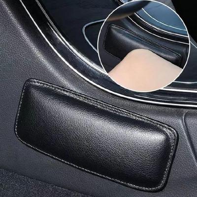 Verschleißfeste Auto Tür Armaturenbrett Fußstützen Polster Weiche Rutschfeste Polsterung Leicht zu reinigen Designs Knie Bein Schutz Paar