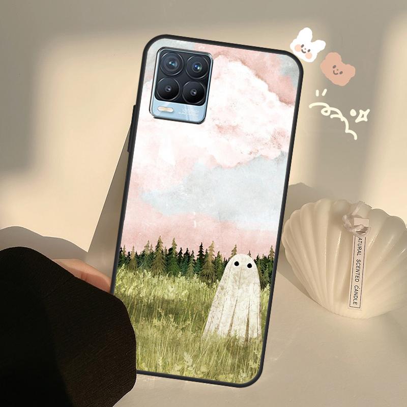 Ghosts Funny Case For Realme C63 C61 C55 C51 C53 C25 C65 C67 C71 C75 11 12 13 14 15 Pro Plus GT6 GT7 Pro