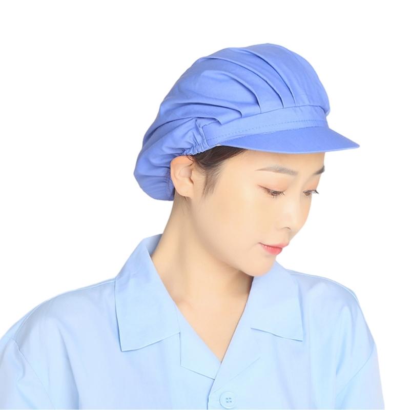 Restaurant Hotel Kitchen Bakery Cooking Cap Unisex Catering Work Hat Dust Proof