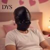 Adjustable Face Mask Faux Leather Bondage Mask, Mouth Hood for Couples, Adult Interaction Gear Cosplay Headgear Role Play & Party Lightweight