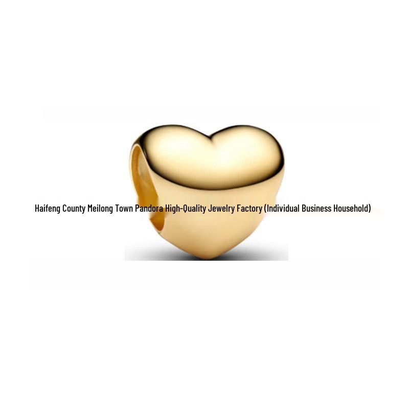 Neue vergoldete S925 Silber Cartoon Anhängerperlen: Stern, Mond, Herz und Schmetterling für DIY-Armbänder