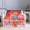 Coperta K-PopT- Taylor-S-Swift - Regalo per Fan - Adatta per Casa, Tempo Libero, Campeggio e Viaggio - Coperta Multifunzionale