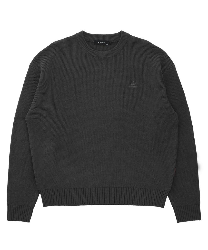 W STANDARD Smile Basic Pullover [4 Colors]