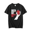 GREEN DAY American Idiot Print Tshirt American Punk Band Print Fashion Round Neck Short Sleeve Top for Men Casual Loose Tshirt