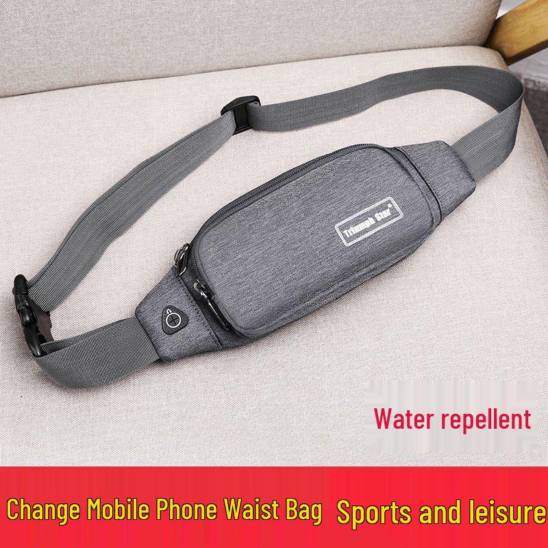 Unisex Waterproof Fanny Pack: Multifunctional Coin Purse, Mobile Phone Holder, Lightweight Running Bag for Sports