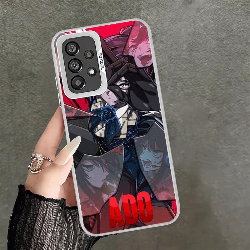 Ado Cartoon K-Kyogen X Uta Soft Phone Case for Samsung A17 A16 A15 A14 A13 A57 A56 A55 A54 A53 A37 A36 A35 A34 A33 A26 A25 A24 A