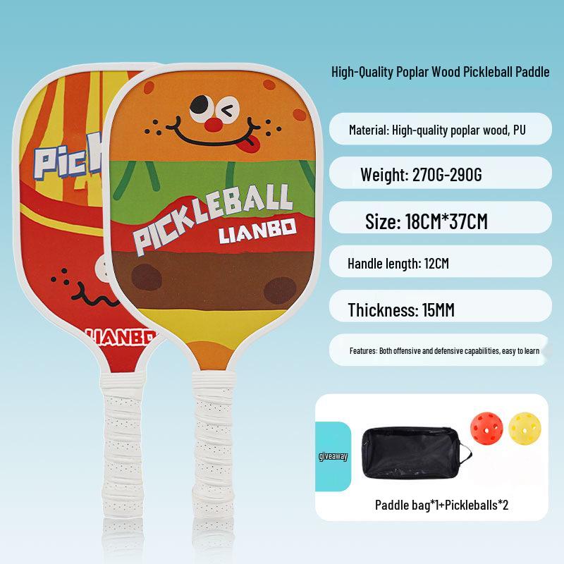 Lian Bo Cross-Border Pickleball Paddle for Adults & Kids - Ideal for Men s, Women s, and Family Outdoor Sports