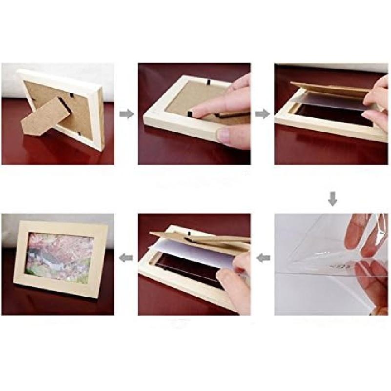 Leyoubei Frame 8 1/4-by-11 3/4-inch Frame for Certificate Documents or Photographs Black A4 Paper for International Size