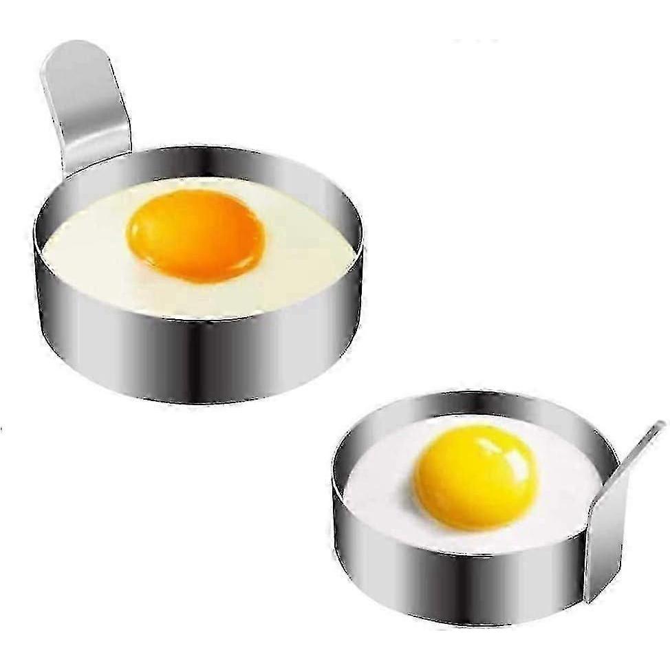 Stainless Steel Non-Stick Egg Frying Rings - Perfect for British Breakfasts