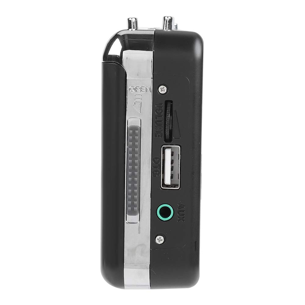 Jectse Portable Cassette Cassette Tape To MP3 USB Flash Drive Capture Audio Music Plug and Connects To MP3 Portable Speaker Converter, Converter,