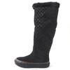 Excellent LOUIS VUITTON Boots Black Mouton Women 35 Used