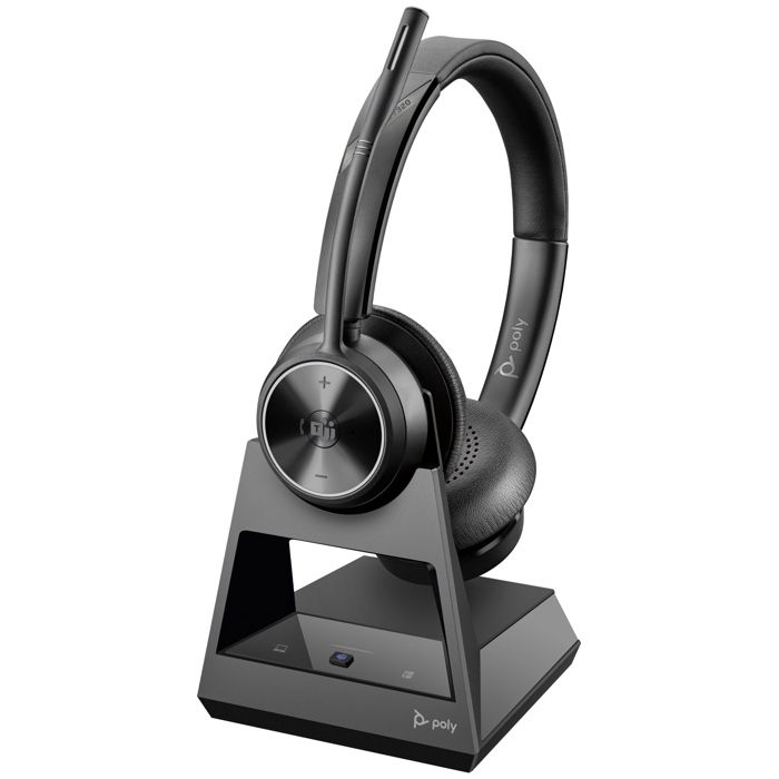 Micro-casque - DECT - Sans Fil - HP Inc. - Poly Savi 7320 - Micro-casque - DECT - Sans Fil - Certifié Pour Microsoft Teams