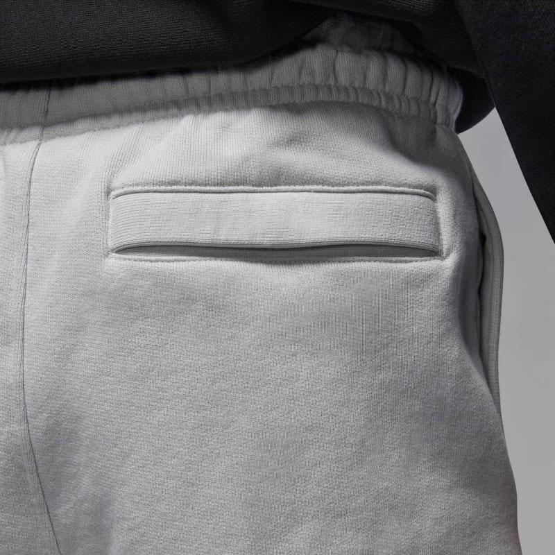 New Jordan Flight Fleece Athletic Trousers Men's Gray White HQ8828-025