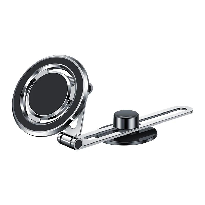 Invisible Magnetic Car Phone Mount 360 Degree Rotating Monitor Expansion Support Aluminum Alloy Portable for Tesla Model 3/Y/X/S