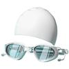 Profession Anti-fog Swimming Goggles Swimming Glasses with Swimming Caps for Men Women Youth No Leaking Full Protections