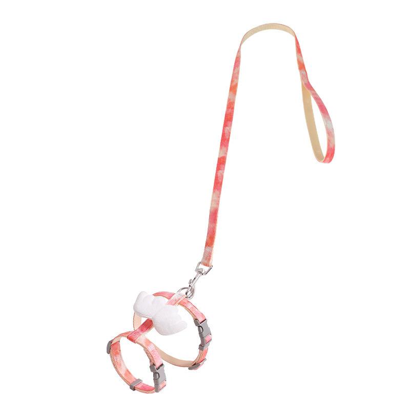 Wings Cat Rope I-shaped Cat Leash, Anti-break Free Walking Cat Rope Gradual Change Pet Leash Cat Supplies