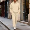 Men's Sweatshirt Suit Men's Solid Color Casual Sports Suit Sweatshirt Suit