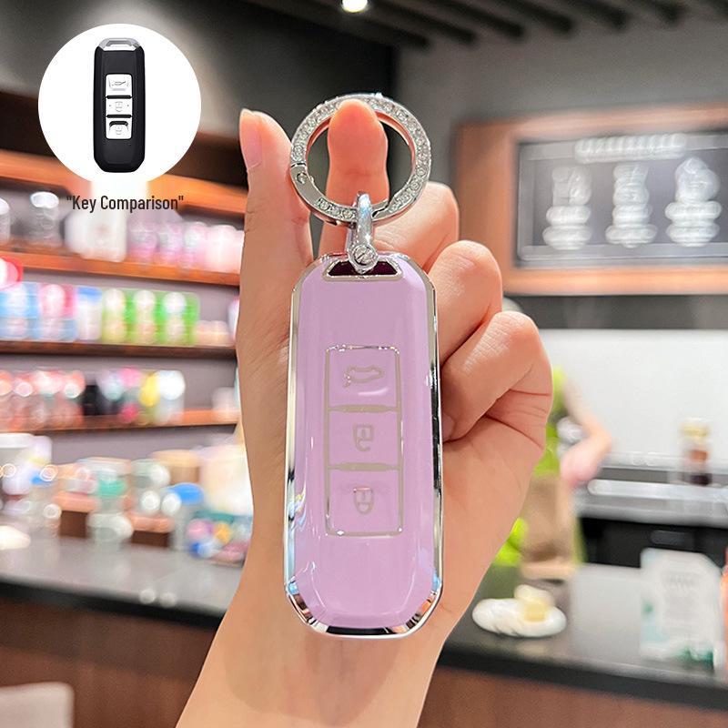 Baojun 560/530/510/730/310w/E100/E200 Car Key Cover - Protective Case with Buckle for Men & Women