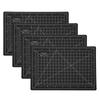 4pcs Scale Grid Design Model Cutting Pad Non-Slip Base Craft Carving Mat Cutting Mat  For Crafters