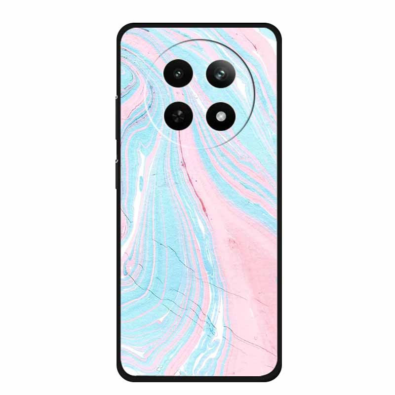 Case For Realme 13 Plus Marble TPU Soft Silicone Back Cover For Realme 13+ Cases Protective Mica Painted Colorful Bumper Capa