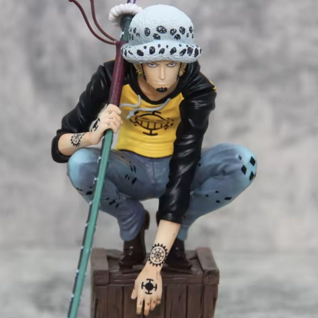 

[Б/У] Отправка в день заказа One Piece Трафальгар Ло зарубежная фигурка гаражный набор