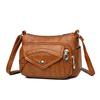 Fashionable Women's Shoulder Bag PU Leather Small Square Bag Retro Crossbody Bag Suitable for Daily Use Shopping Commuting