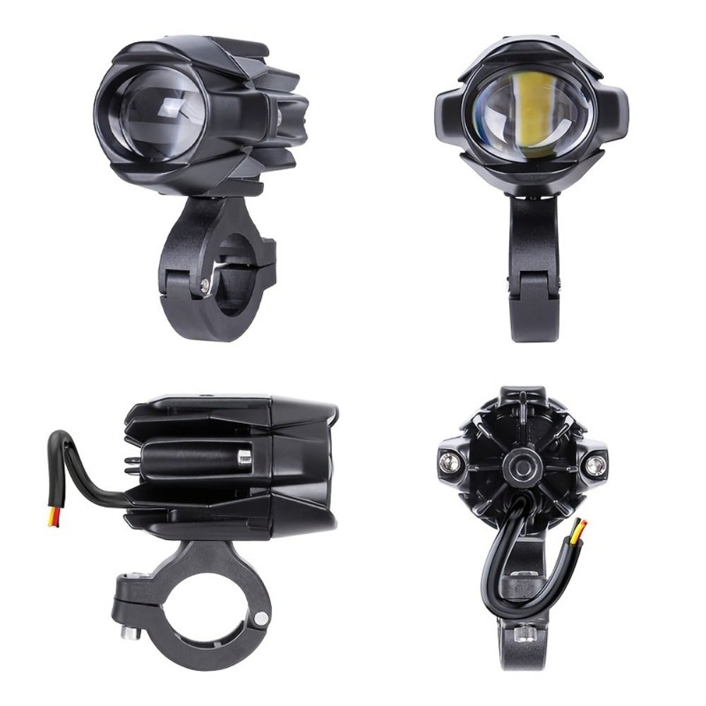 1/2 Pcs Alloy Motorcycle Fog Light 6000K Super Bright 4-Mode Auxiliary Lamp Led Lighting Bulbs for BMW/Honda/Yamaha/Suzuki