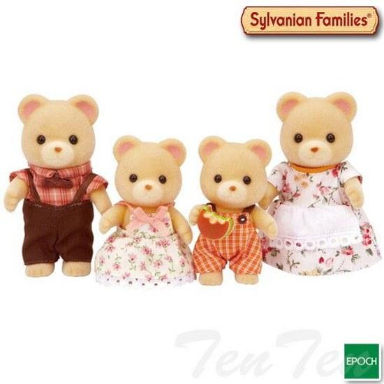 Entry P10 times Sylvanian Families Bear Family Doll FS-04 Toy Dollhouse EPOCH
