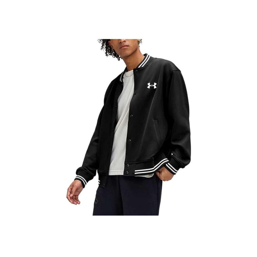 Under Armour Minimalist Logo Print Jacket Unisex Black 1389368-001