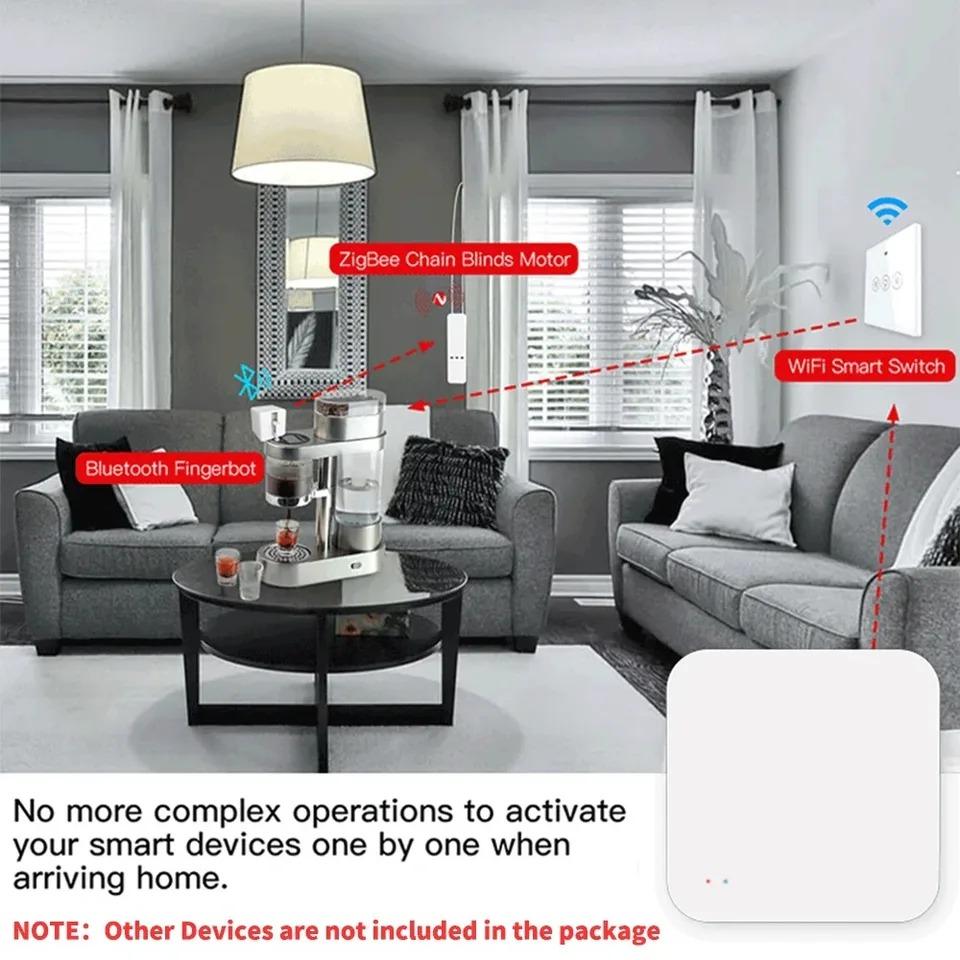 ZG-806 Zigbee Tuya Smart Wired Zigbee 3.0 Gateway Hub Smart Life APP Automation Voice Remote Control Intelligent Multi-Function Gateway Central Hub