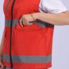 Reflective Vest Security Vest Unisex High Visibility Vest Security Workwear for Men Women Traffic Work Running