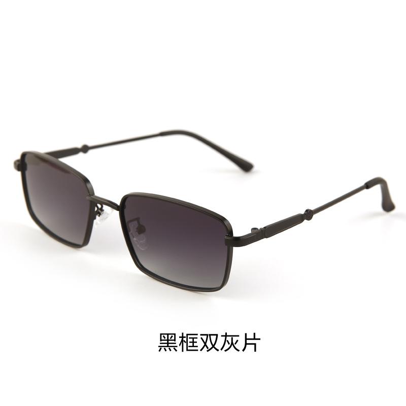 Retro small frame square sunglasses women's personalized polarized sunglasses UV-proof men's fashion glasses