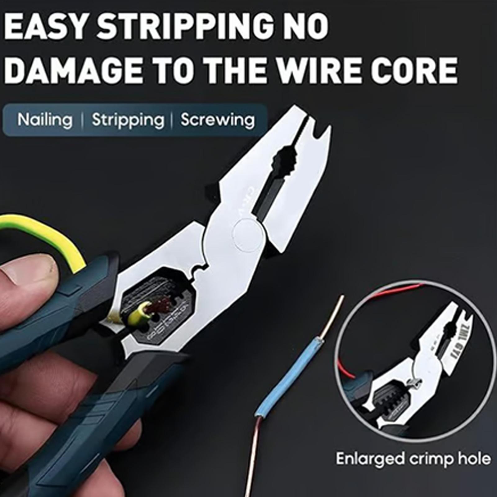 

Wire Crimper Professional Multi-Function Cutters Screw Cutter Tool For Car Network Electricity Commercial Solar Industrial China Mainland