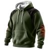 Men's Colorblock Sweatshirt Hoodie Men's Sports Large Size Casual Sweatshirt