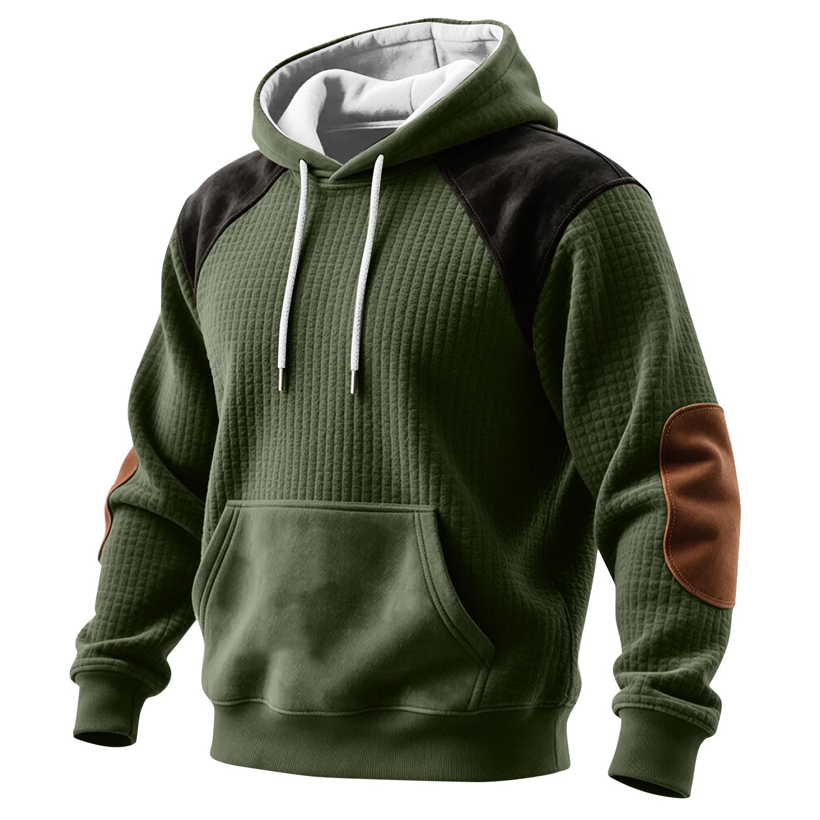 

Men s Colorblock Sweatshirt Hoodie Men s Sports Large Size Casual Sweatshirt L