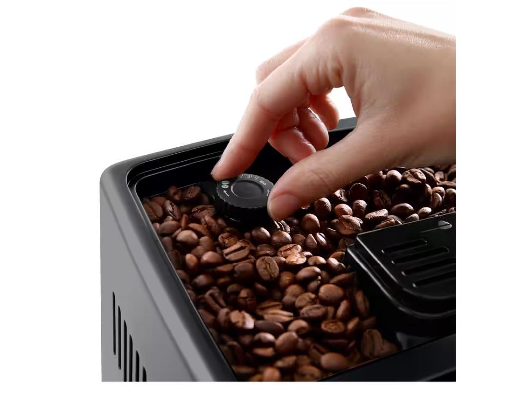 Delonghi | Μηχανή καφέ | Dinamica Plus ECAM380.85.SB | Πίεση αντλίας 15 bar | Ενσωματωμένο σύστημα αφρογάλακτος | Αυτόματη | 1450 W | Ανοξείδωτο ατσάλι/μαύρο