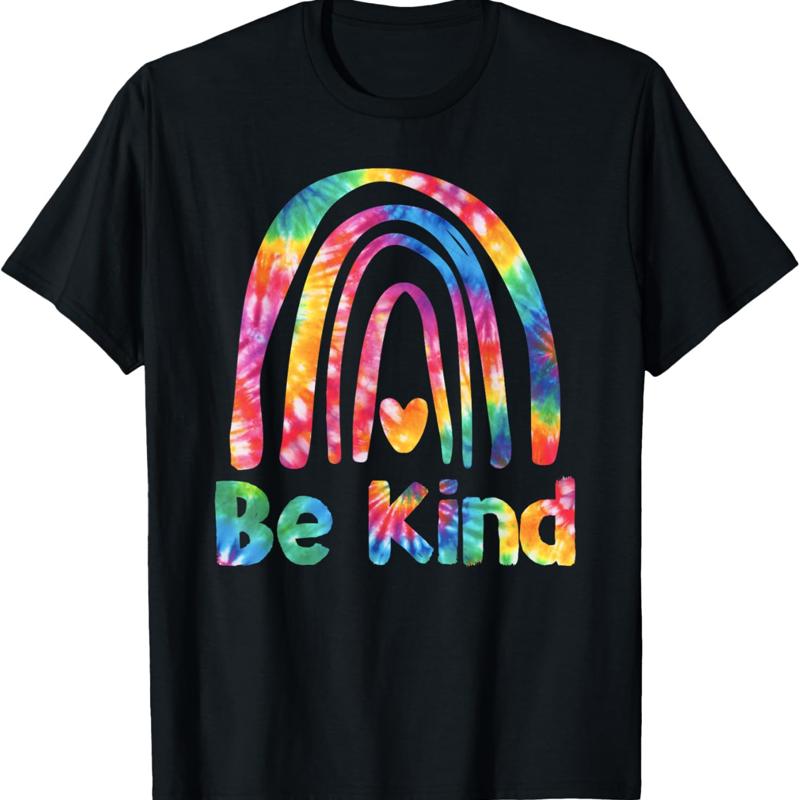 Be Kind Tie Dye Rainbow Kindness T Shirt S
