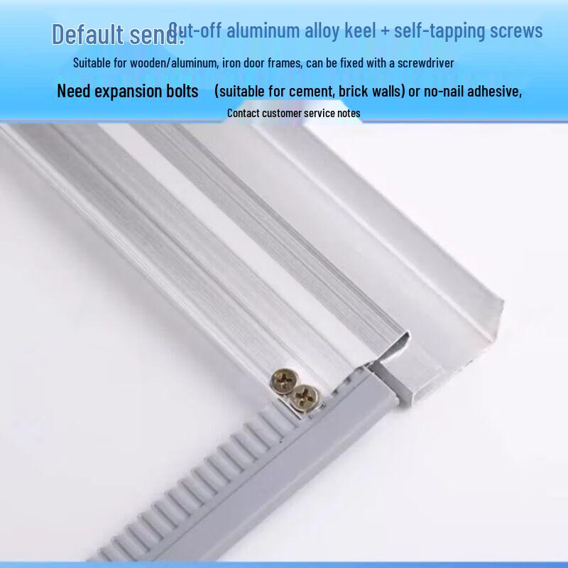 FiveBrothers Transparent PVC Door Curtain