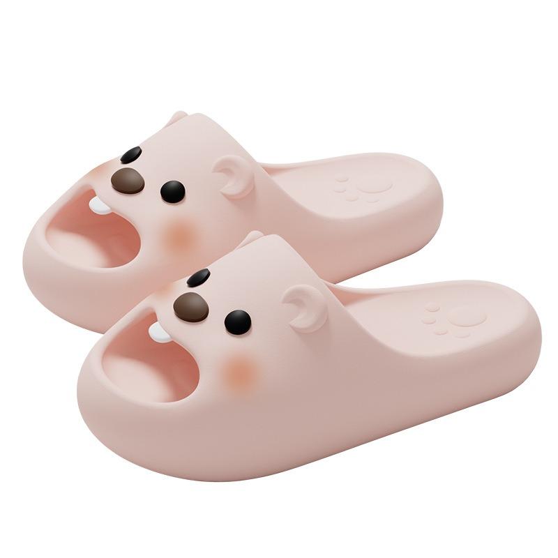 Mandarin duck slippers female summer cartoon cute dormitory home indoor non-slip cool slippers outside bathroom bath