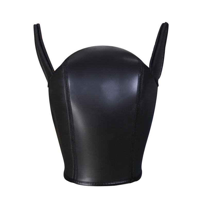 Gay Puppy Hood Neoprene Mask Muzzle Adult Pet Play Games Dog Slave Full Head Bondage Restraint Fetish Hood BDSM Sex Toys for