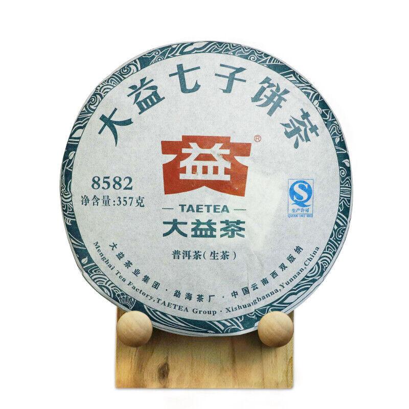2016 TAETEA 8582 Menghai Dayi Puerh Сырой чай Пуэр Зеленый Шэн Пуэр Чайный пирог 357г — фото 6