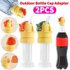 Anti-Choking Water Bottle Cap Reusable Water Bottles Straw Lid Portable Baby Self Drinking Straw Caps for Car Interiors