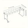 A Foldable Stainless Steel Chicken Leg Rack, Suitable for Vertical Smokers, Ovens, and Kitchen Additions, Perfect for Picnics, Camping, Barbecues