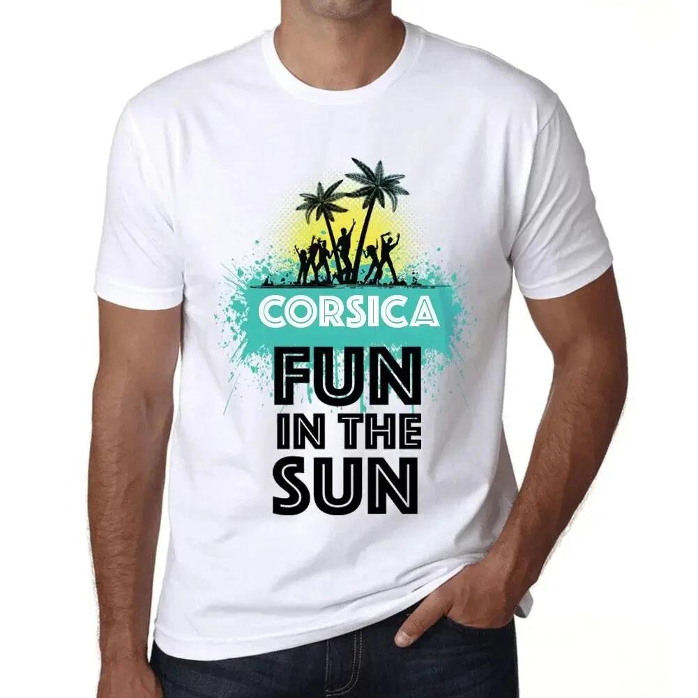 Men's Graphic T-Shirt Fun In The Sun In Corsica Eco-Friendly Limited Edition